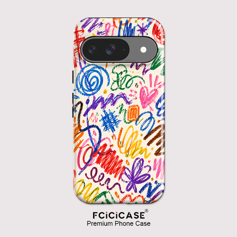 Google Pixel 9 - Funda de teléfono Fcicicase con pintura