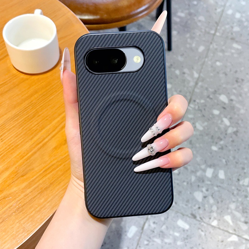 Google Pixel 9 Pro - Funda Magnética para Teléfono con Textura