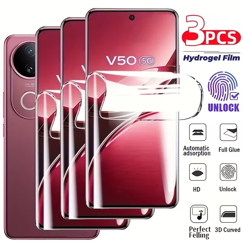 Vivo X200 - 3 Piezas de Película de Hidrogel