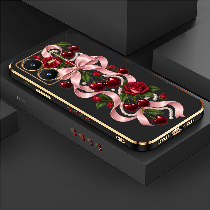 Vivo Y28 - Funda Bow Cherry para Vivo Y28