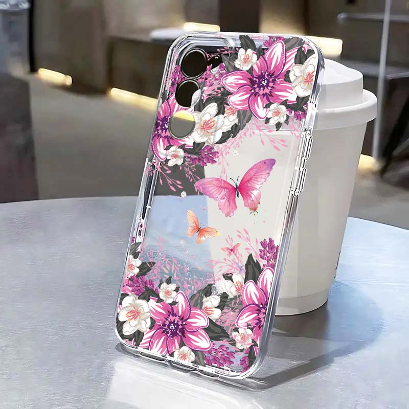 Diseño de estampado de maripos - Oppo A78 reseña y precio